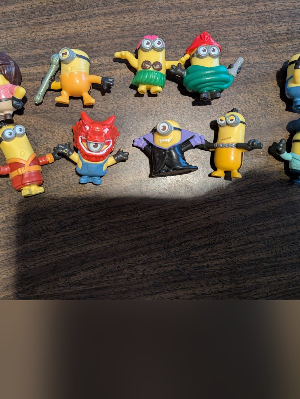 10 Minions Toy Figure Pack - Yellow Collectible Characters